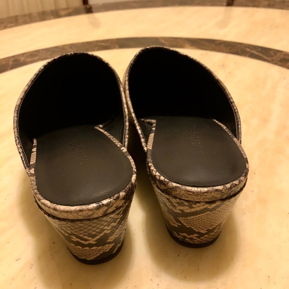 Auth New Vince Baxley Wedge Mule Size - 7.5/8 - Picture 4 of 8